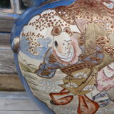 Japan vase satsuma enamelled pottery