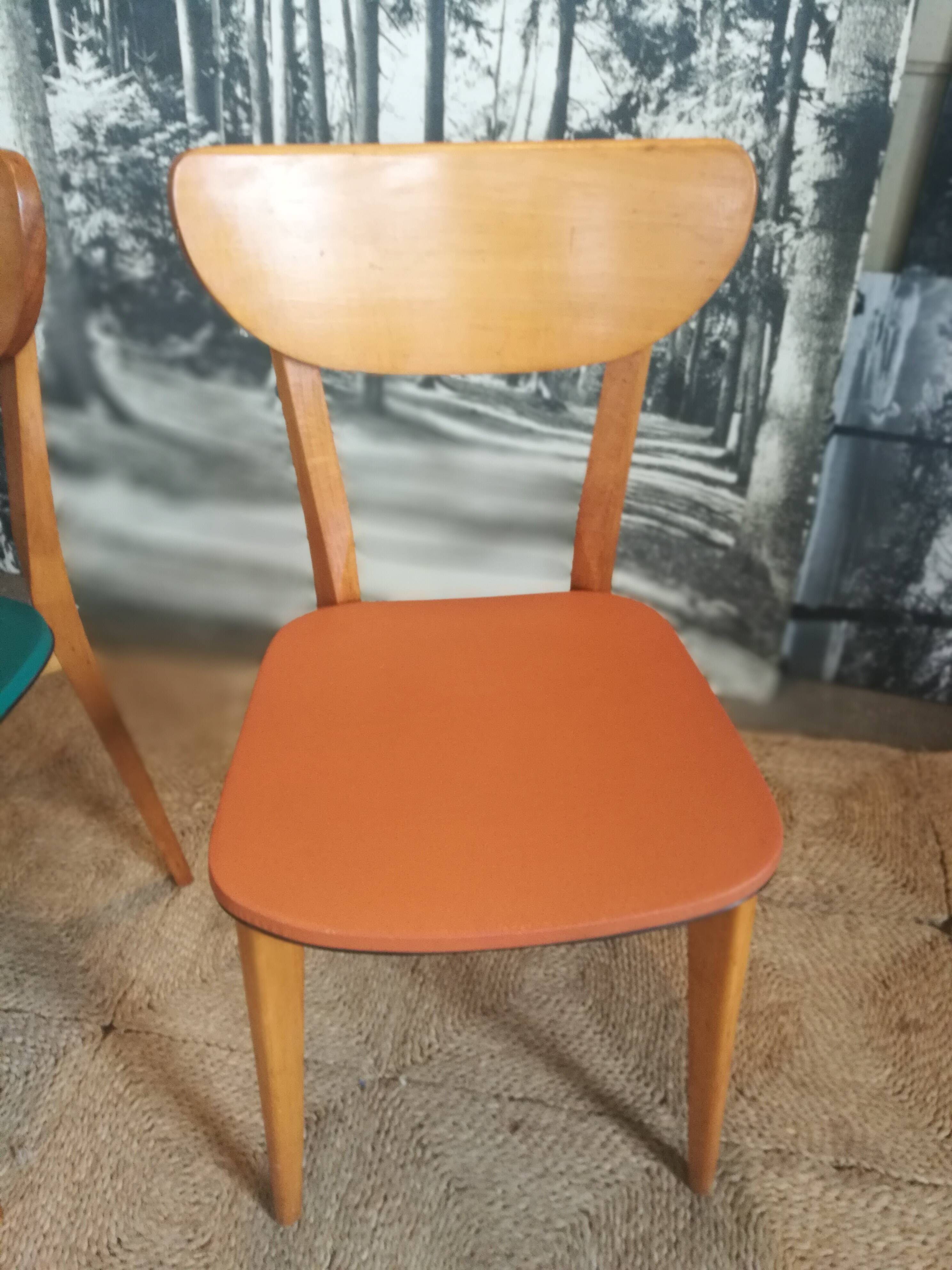 Pair of bistro chairs 1960