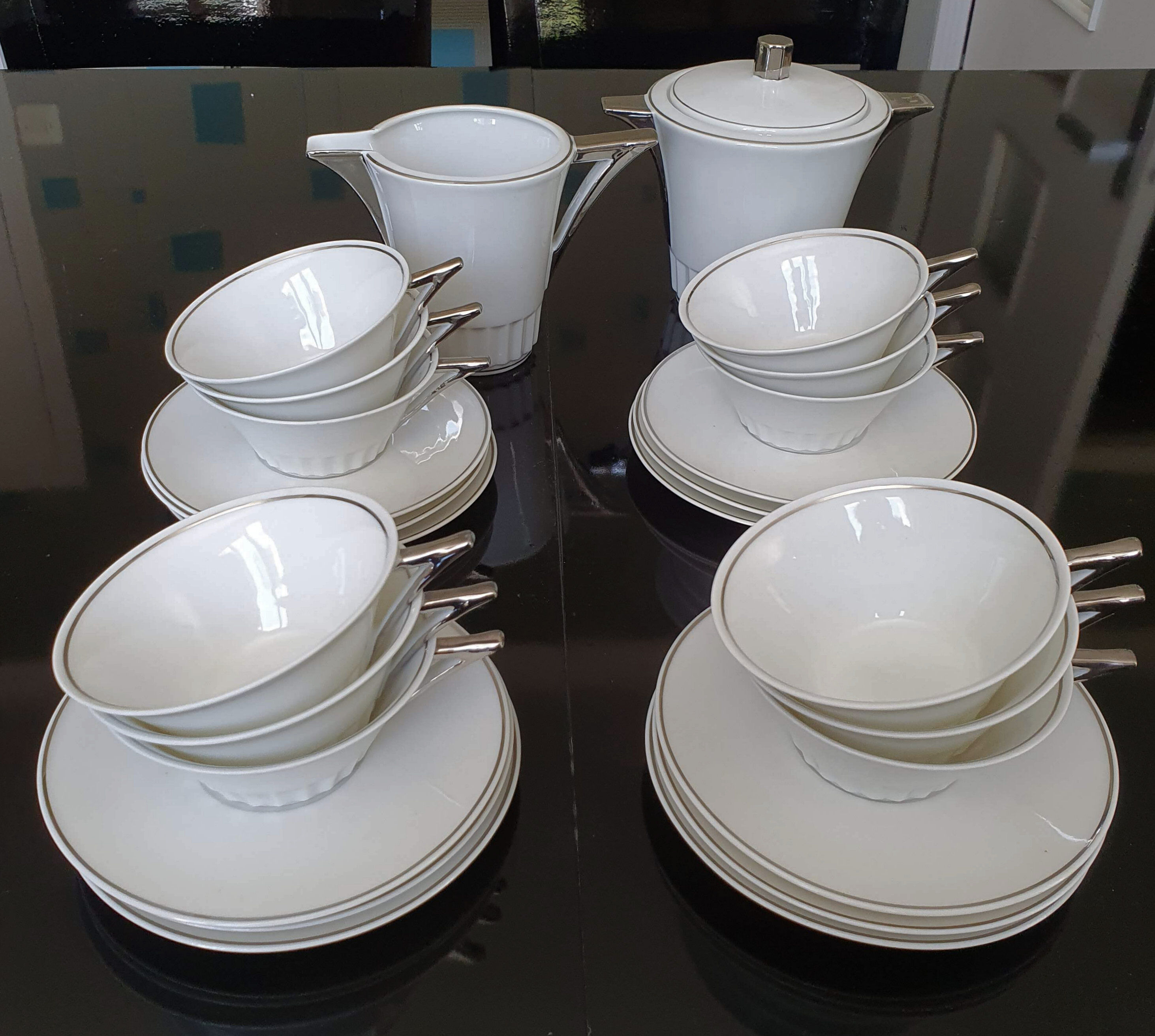 Service à café en porcelaine Limoges France