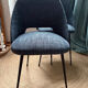 Paire de chaise gondole vintage 