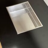 Alveo black coffee table by Willy Rizzo