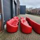 Ligne Roset - (6) pumpkin 3-seater sofa by Pierre Paulin