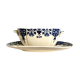 Saucière Gien en terre de fer, service "Blue Ibis" late nineteenth century
