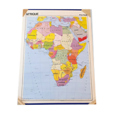School wall poster Africa physical/political 140 cm x 97 cm brand soral
