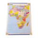 Affiche scolaire murale Afrique physique, politique 140 cm x 97 cm de marque Soral