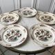 Set of 5 dessert plates Villeroy & Boch model Phoenix 50s-60s