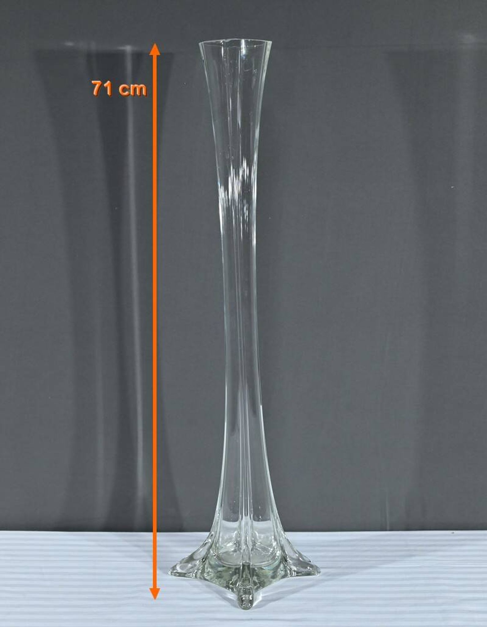 Important Vase Soliflore en Verre, époque Art Déco – 1930