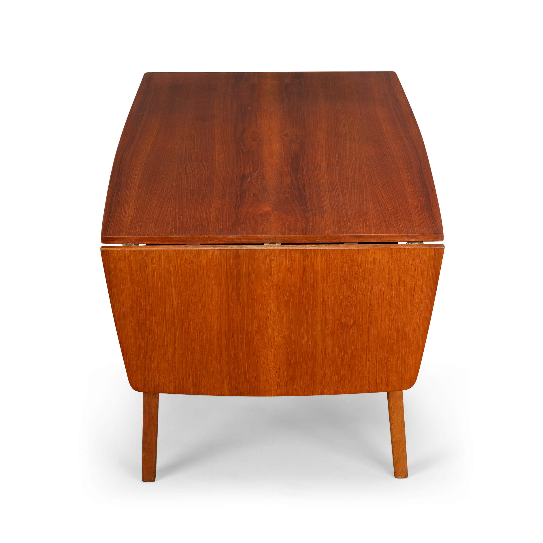 Danish design freestanding teak desk, 1960s