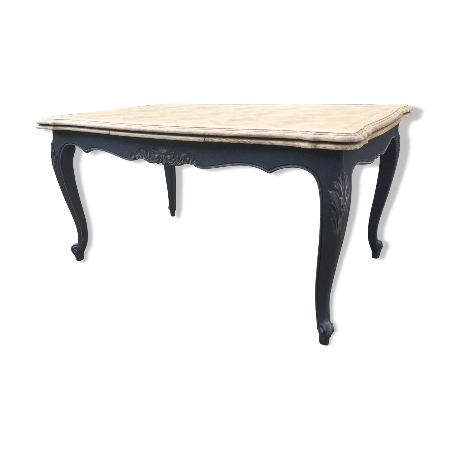 Old dining table with extensions