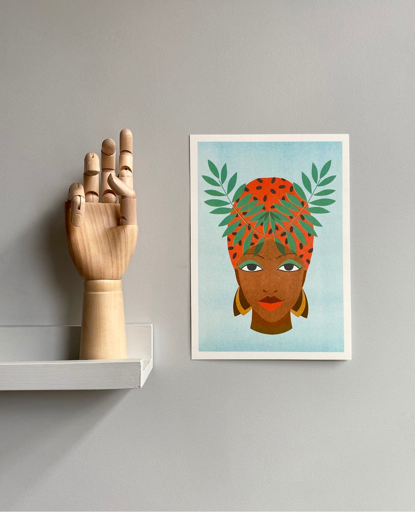 'LUPITA' printed poster by Céline Kadara