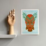 'LUPITA' printed poster by Céline Kadara