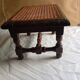 SMALL WOODEN BENCH / CANE