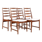 Chaises de salle à manger en teck danois par Torbjörn Afdal pour Vamo, années 1960, ensemble de 2