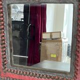 Large format ceramic wall mirror