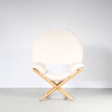 Chaise Vico Magistretti « Regina D'Africa » avec tabouret pour Alias, Italie 1970