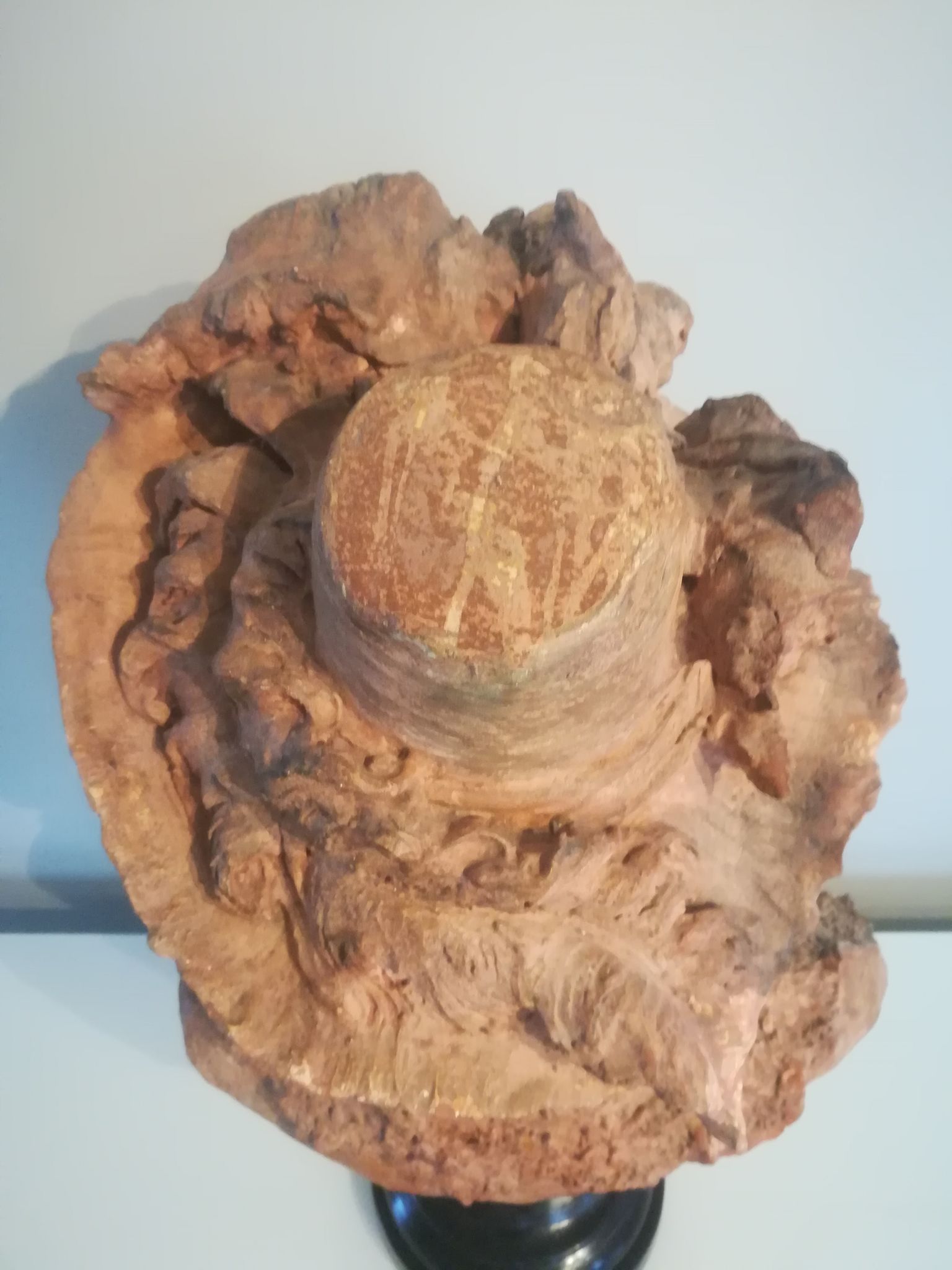 Bust signed D. Van Den Bossche in terracotta