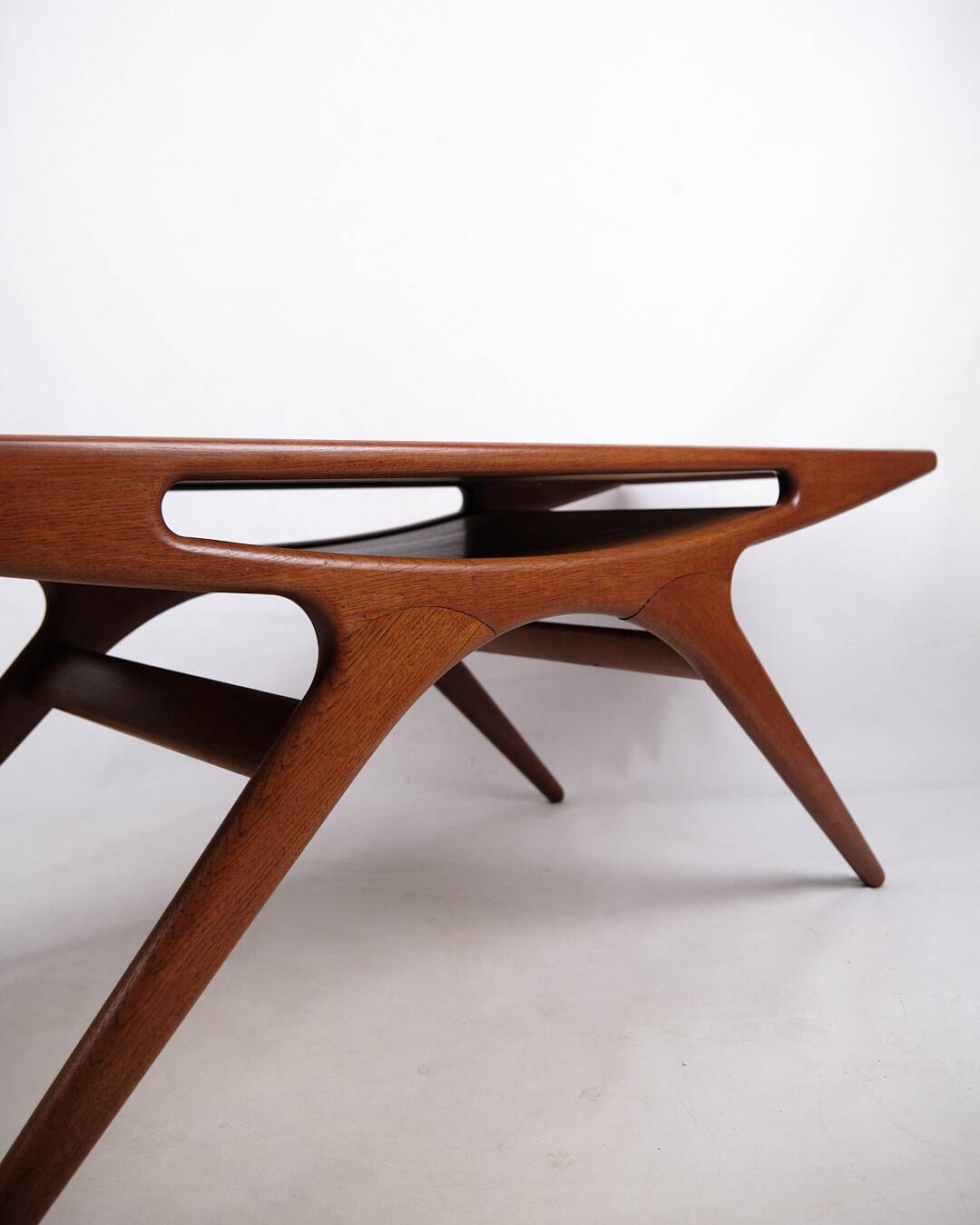 Coffee table - Model "Smilet" - teak - Johannes Andersen - CFC Silkeborg - 1960s