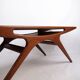 Coffee table - Model "Smilet" - teak - Johannes Andersen - CFC Silkeborg - 1960s