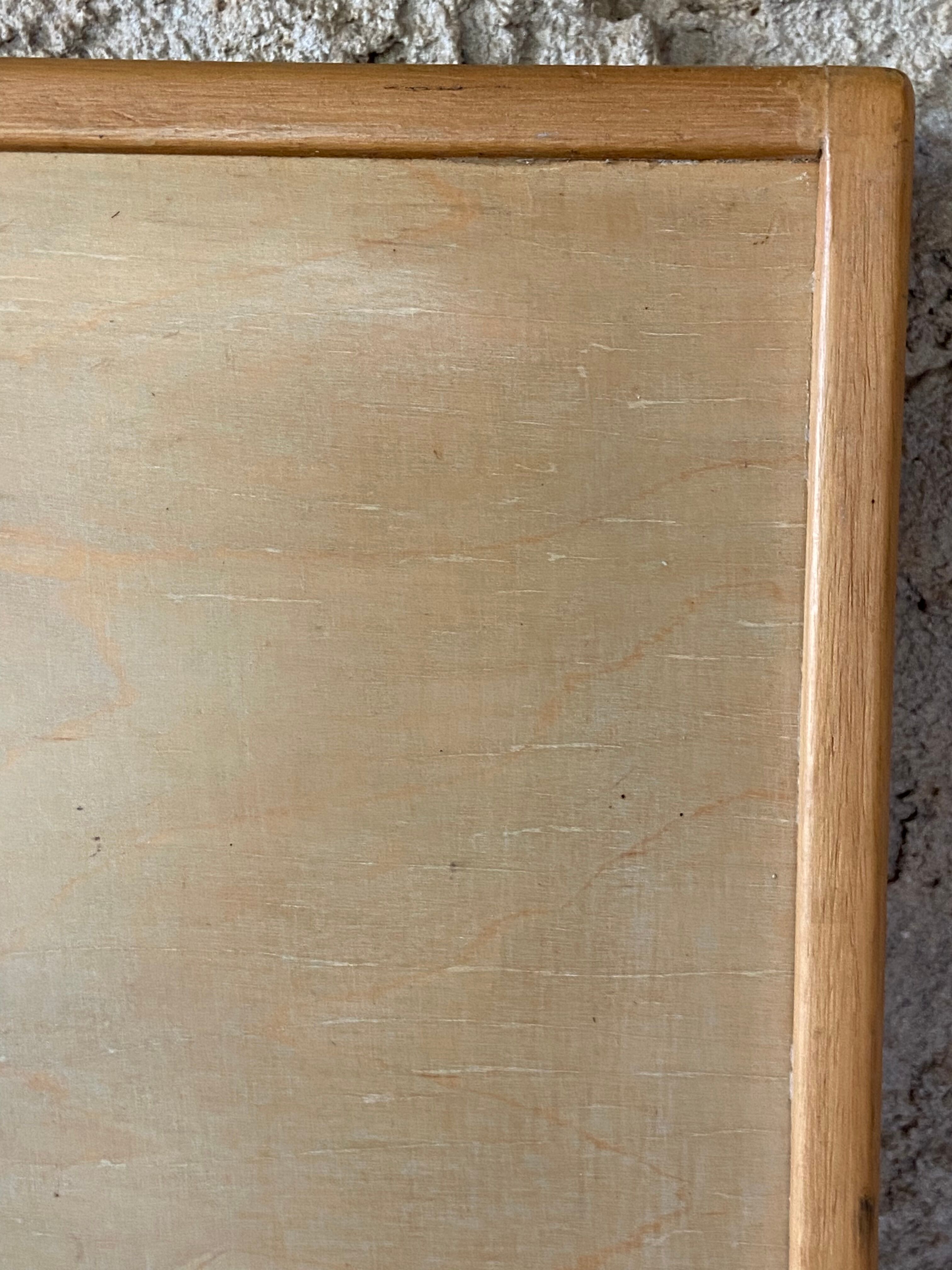 Oval mirror beveled 50s-60s