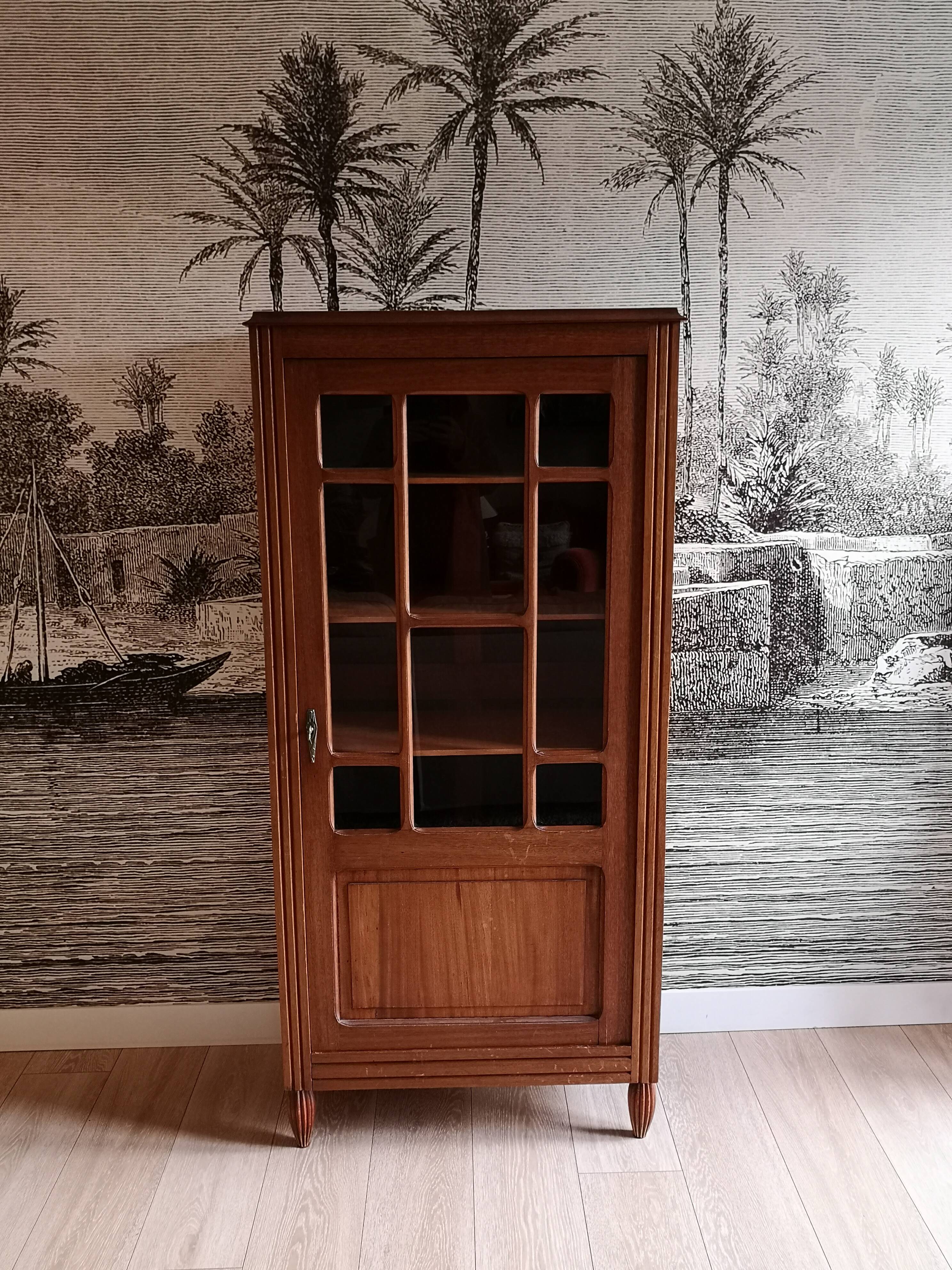 Glass-glazed Parisian wardrobe