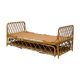 Rattan leg bed 1960