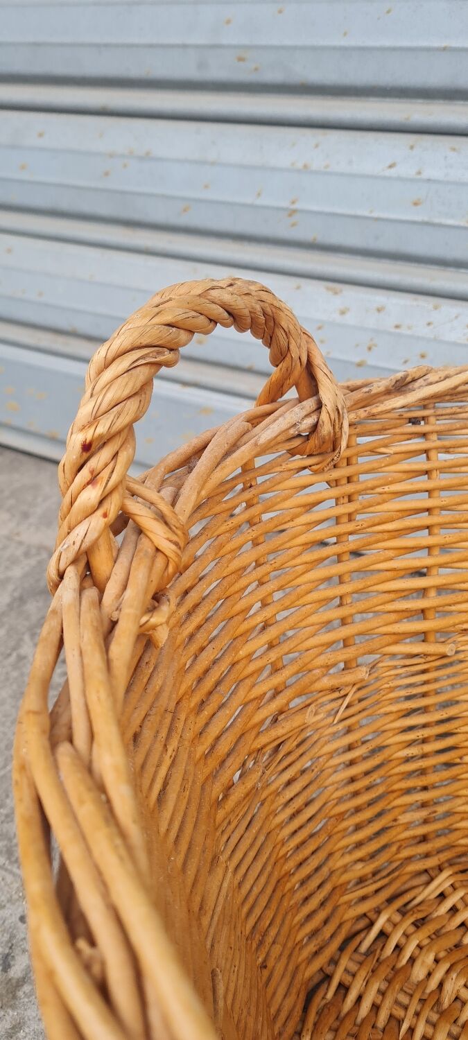 Vintage wicker basket