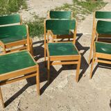 Set of 6 Baumann chairs 1984