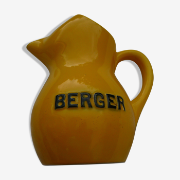 Vintage shepherd pitcher in yellow earthenware, excellent condition