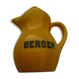 Vintage shepherd pitcher in yellow earthenware, excellent condition