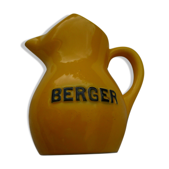 Vintage shepherd pitcher in yellow earthenware, excellent condition