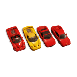Lot de 4 modèles Ferrari 1/24