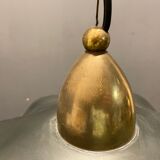 Italian Satinated Glass Light Pendant, 1970s