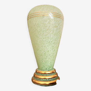 Vase années 50 verre de clichy