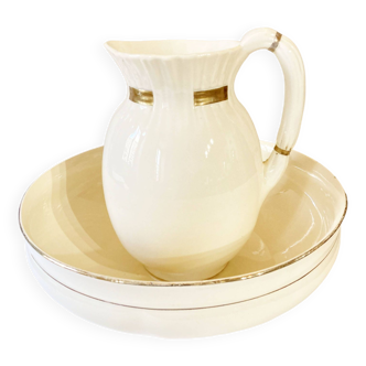 Jug and toilet bowl set, art deco