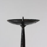 Cast Iron Black Floor Candle Holder