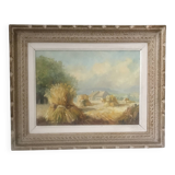 Oil on old canvas André Franchet