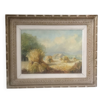 Oil on old canvas André Franchet