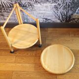 Side table 2 trays 1980 Italy