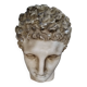Antique plaster head of a man early 20th century