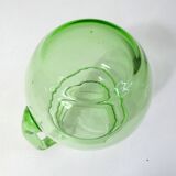 ancien service 10 verres à eau et carafe en verre soufflé