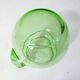 old service 10 water glasses and carafe in blown glass