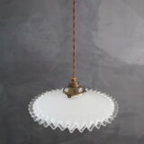 Old suspension in white opaline