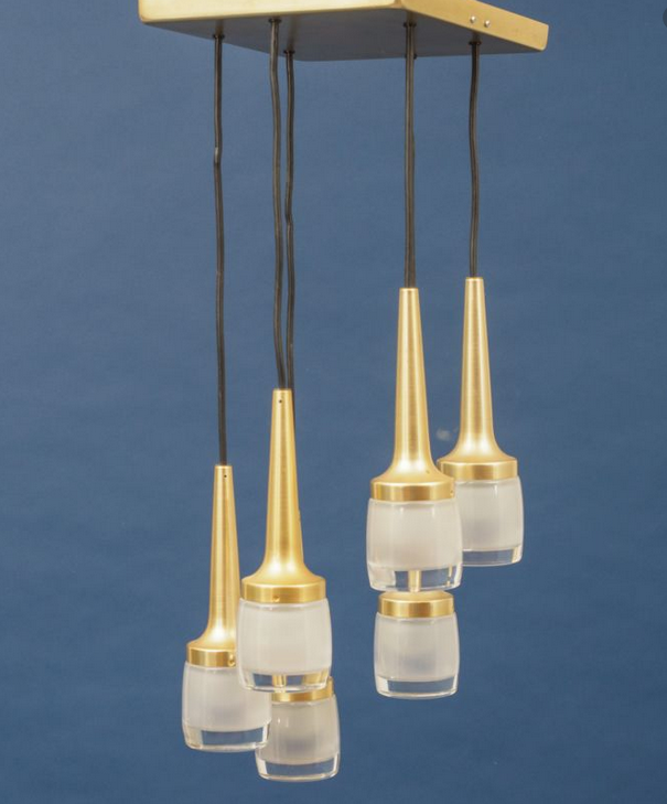 Staff golden cascade ceiling, Germany, 1970