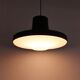 Brown metal pendant lamp with perspex diffuser for ab fagerhult, sweden