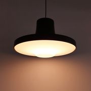 Brown metal pendant lamp with perspex diffuser for ab fagerhult, sweden