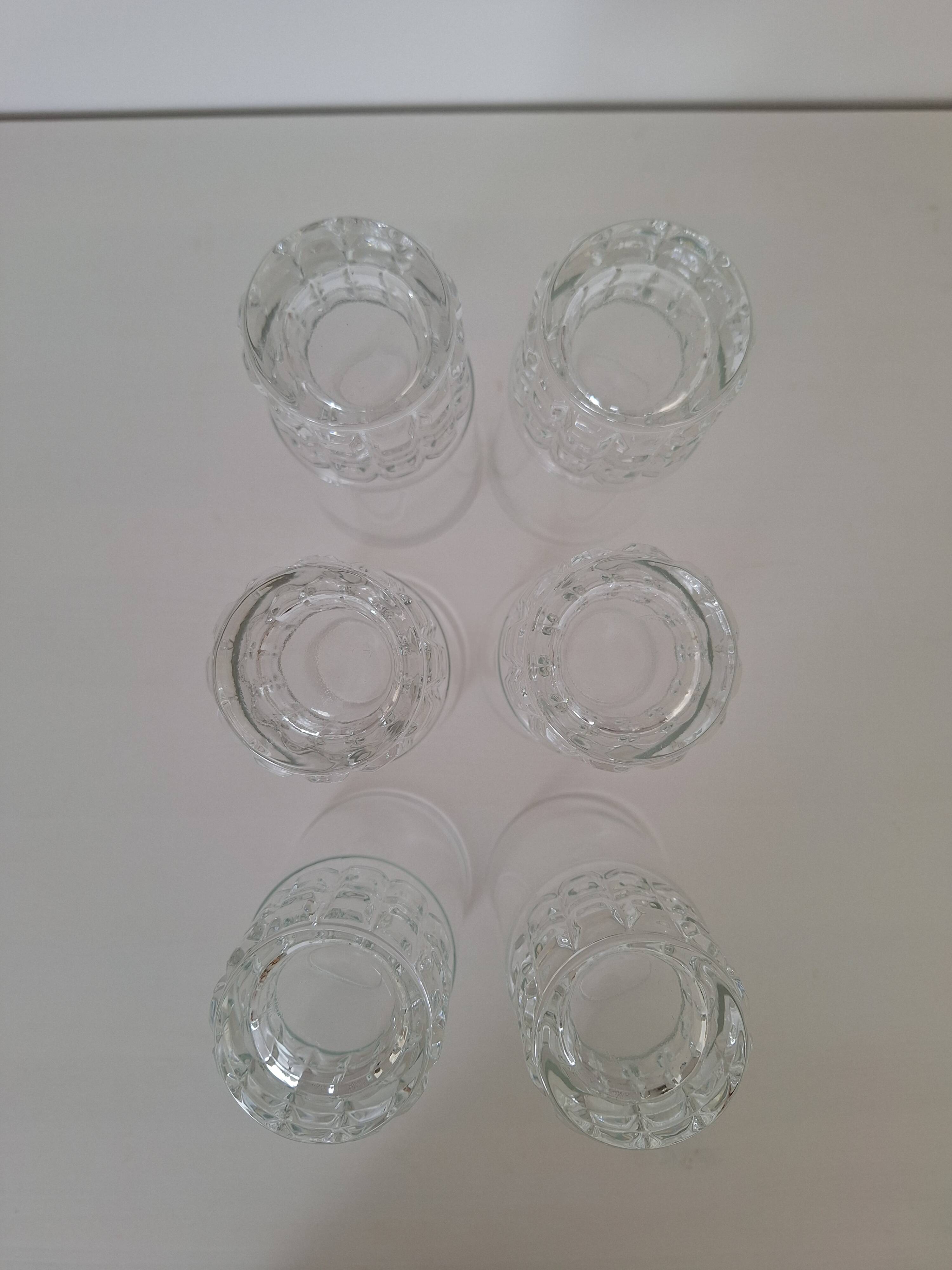 Vintage water or aperitif glasses