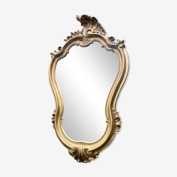 Louis XV style gilded mirror