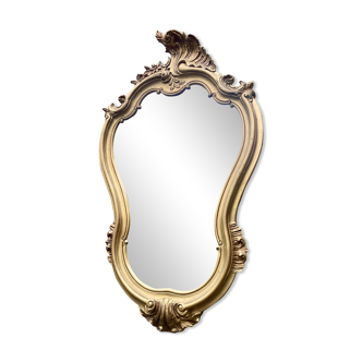 Miroir doré style Louis XV