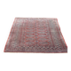 Persian wool rug in burgundy red diamonds 135x200cm