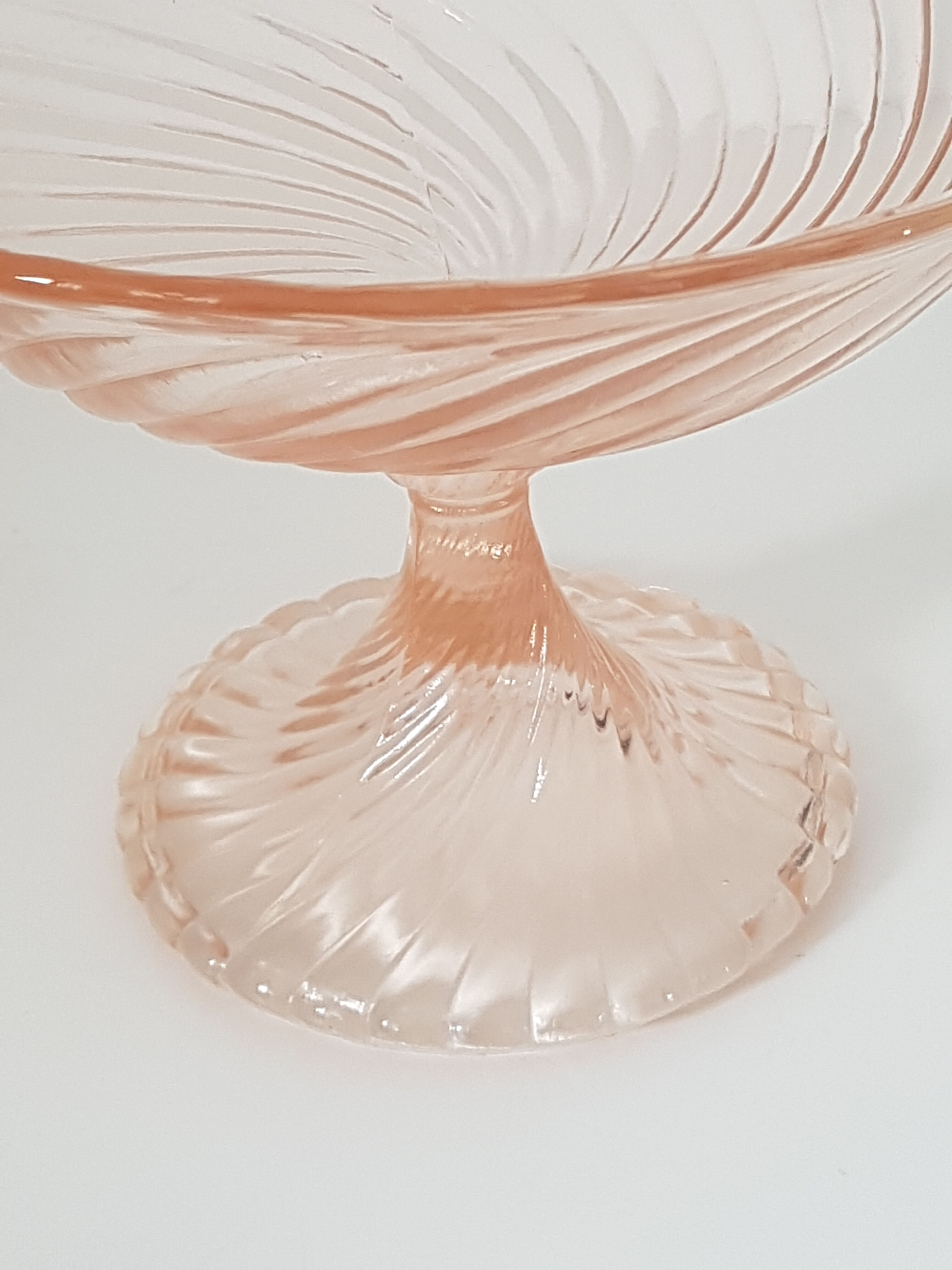 Fruit cup old rosé glass